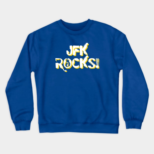 JFK ROCKS! Crewneck Sweatshirt by JFKCUBS